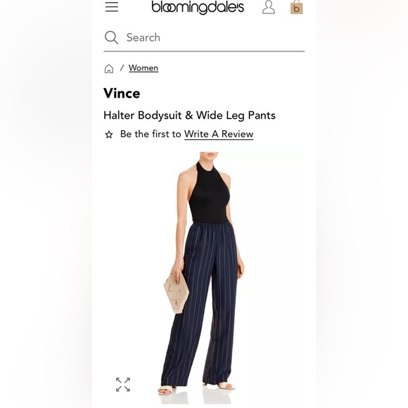 Vince Halter Bodysuit Black Size M #00215 - Picture 4 of 13